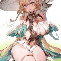 [Vertex] 엘프 마을 - 제18 마을 사람 헤이젤 일러스트