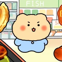 [망그러진곰] 마트 시식코너 먹방군만두 닭갈비 소세지까지