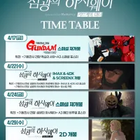 건담) 관람 타임 테이블/특전 정리