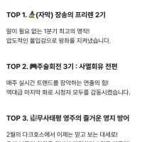 라프텔 월간 리포트 3월의 인기 작품 TOP 5