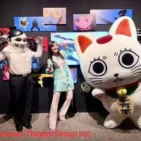 단다단) 첫 애니메이션 전시회 전시 구역 공개, 모모 성우 기자회견