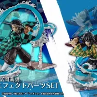 [반다이] S.H.Figuarts 귀멸의 칼날 탄지로 & 기유 물의 호흡 이펙트