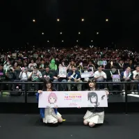 [애니플러스]「러브라이브! 니지가사키 완결편 제2장」 특별상영회&무대인사 단체사진
