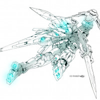 SD 건담 G 제너레이션 이터널 1주년 기념 더블오라이저 일러스트