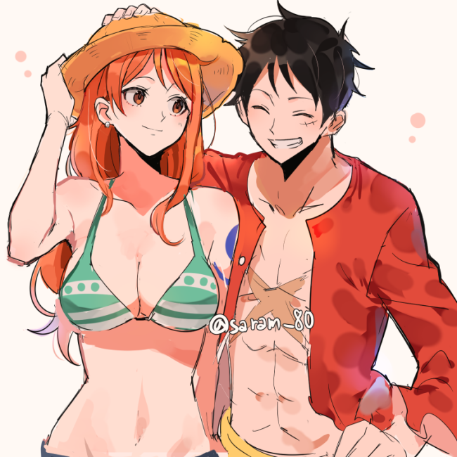 __nami_and_monkey_d_luffy_one_piece_drawn_by_joman__b69e3f3bddbab328f053c60b7d304918.png