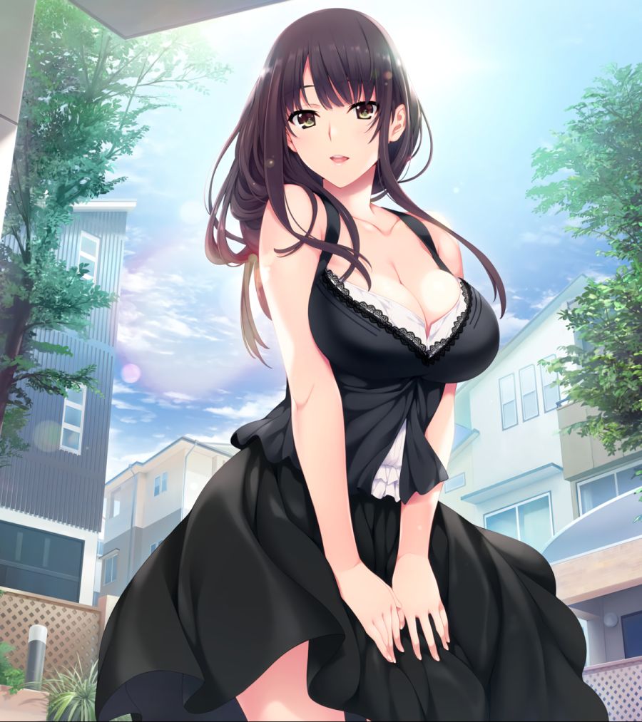 yande.re 445966 sample cleavage dress hibiki_works iizuki_tasuku kisaragi_maaya onee-chan_no_yuuwaku.png