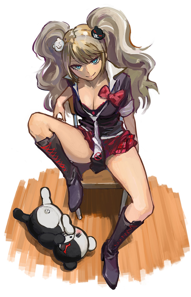 __enoshima_junko_and_monokuma_danganronpa_1_and_etc_drawn_by_b_suke__93b6ec02515be0b25d61c02f8531f4bb.jpg