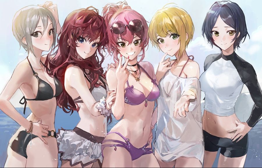 __jougasaki_mika_ichinose_shiki_hayami_kanade_miyamoto_frederica_and_shiomi_shuuko_idolmaster_and_1_more_drawn_by_mossi__ad0840ec970415935de66bc07939a968.jpg