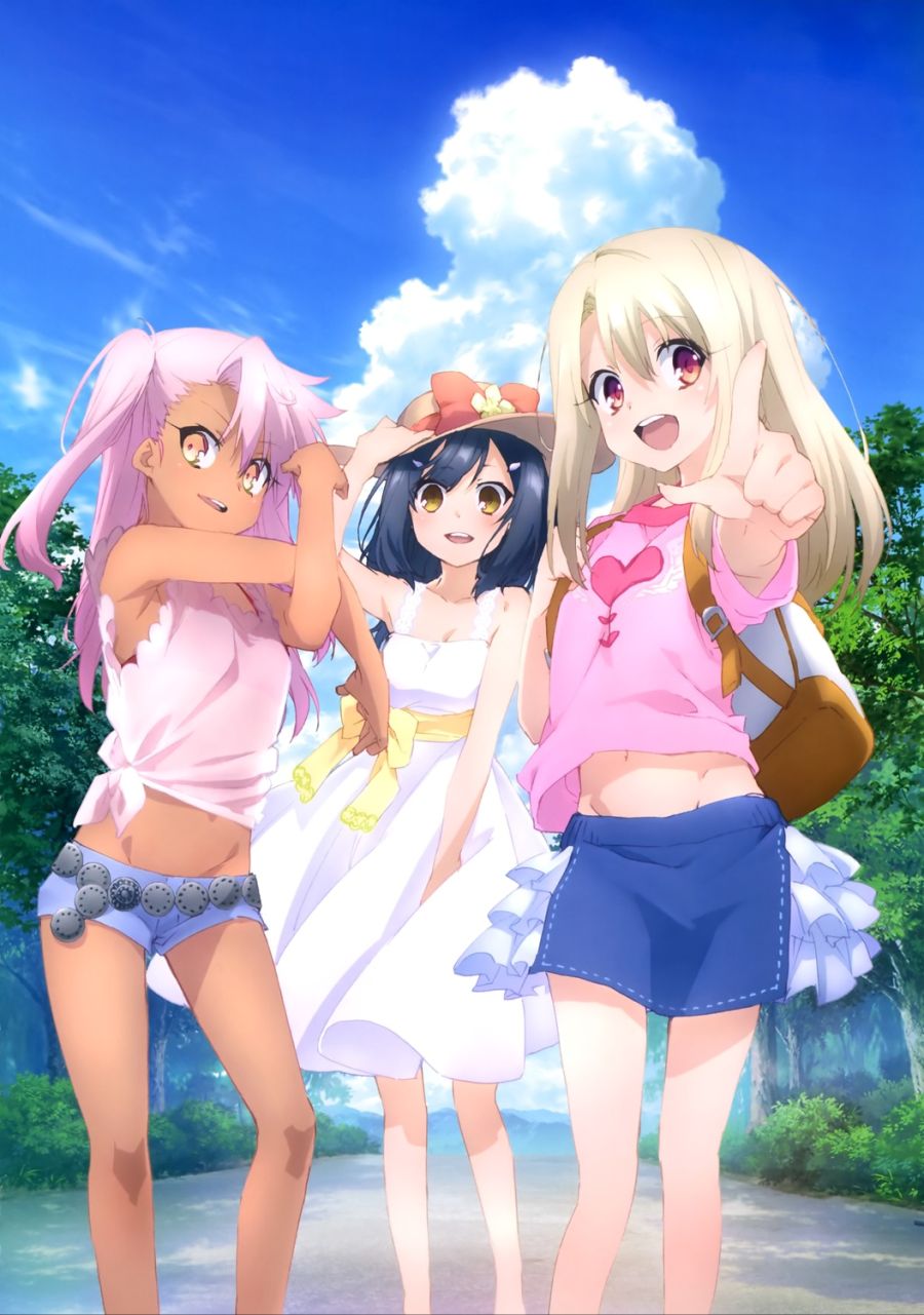 yande.re 405652 sample bra cleavage dress fate_kaleid_liner_prisma_illya fate_stay_night illyasviel_von_einzbern kuroe_von_einzbern miyu_edelfelt summer_dress.jpg