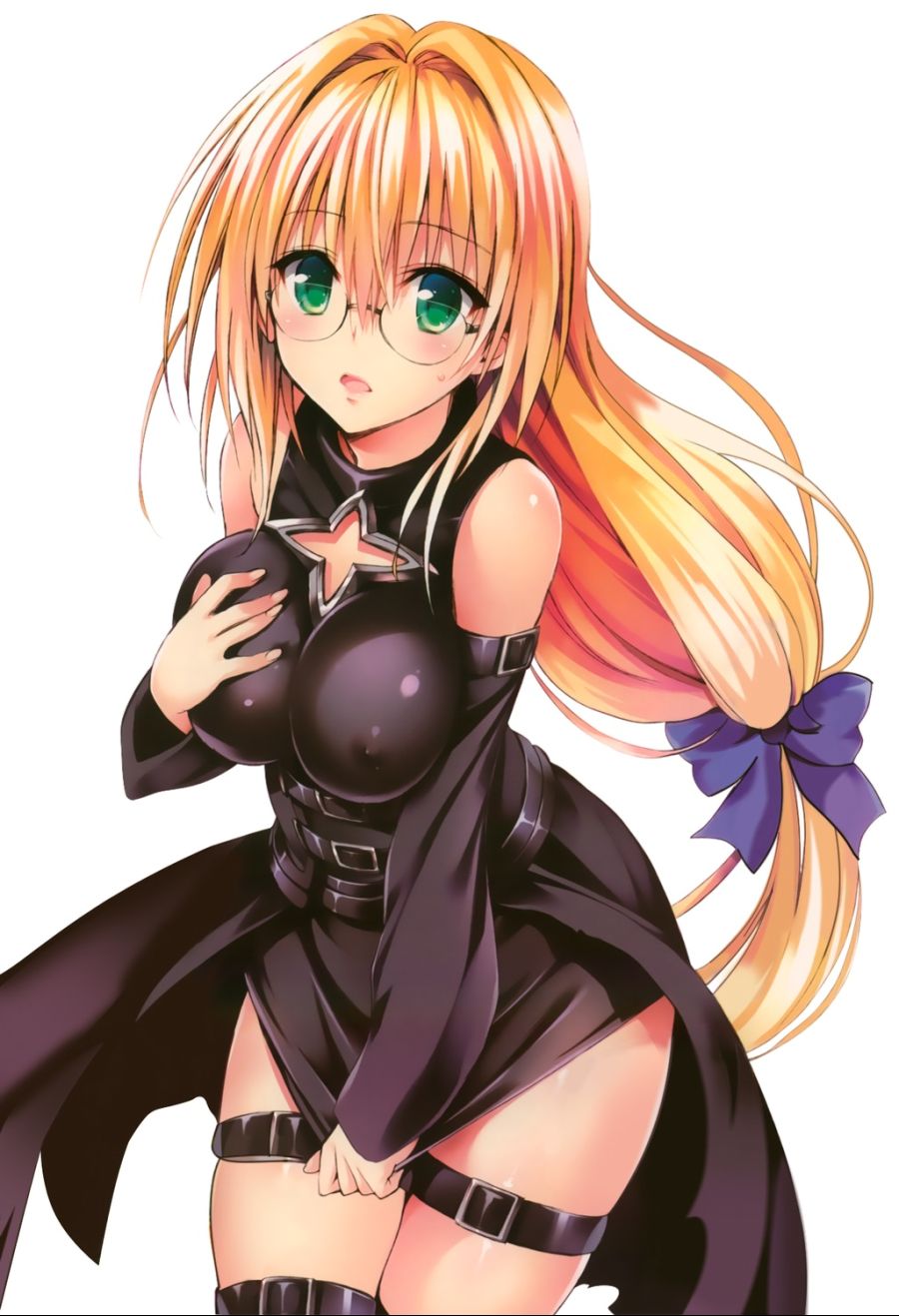 yande.re 234537 sample erect_nipples megane tearju_lunatique to_love_ru to_love_ru_darkness yabuki_kentarou.jpg