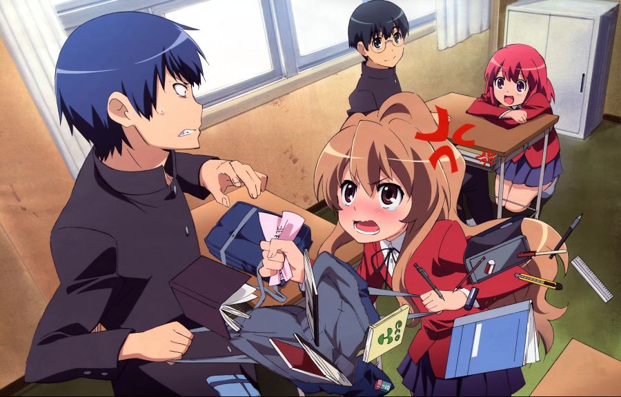 school uniforms aisaka taiga kitamura yuusaku kushieda minori toradora takasu ryuuji 2853x1824 wa_www.miscellaneoushi.com_94.jpg