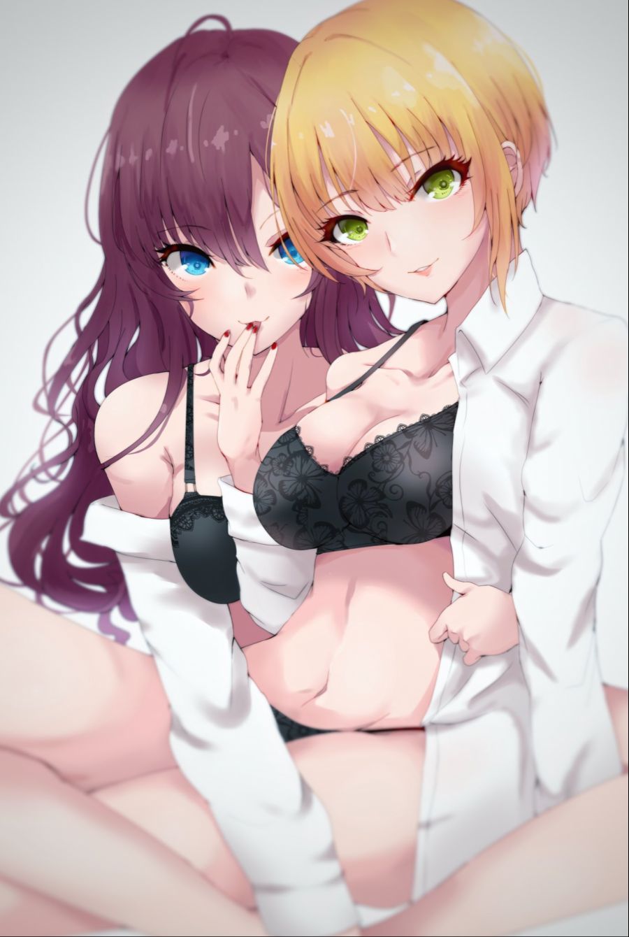 __ichinose_shiki_and_miyamoto_frederica_idolmaster_and_1_more_drawn_by_ryuu__7359b63fe2129f22f0be3b4d632a066a.jpg