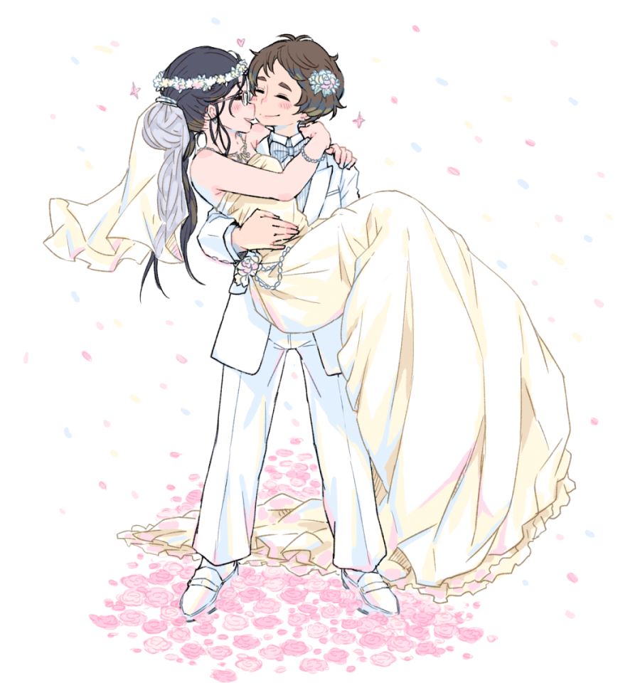 여자애들이 나이들면서 꽁냥거릴뿐인 Manga 1.jpg