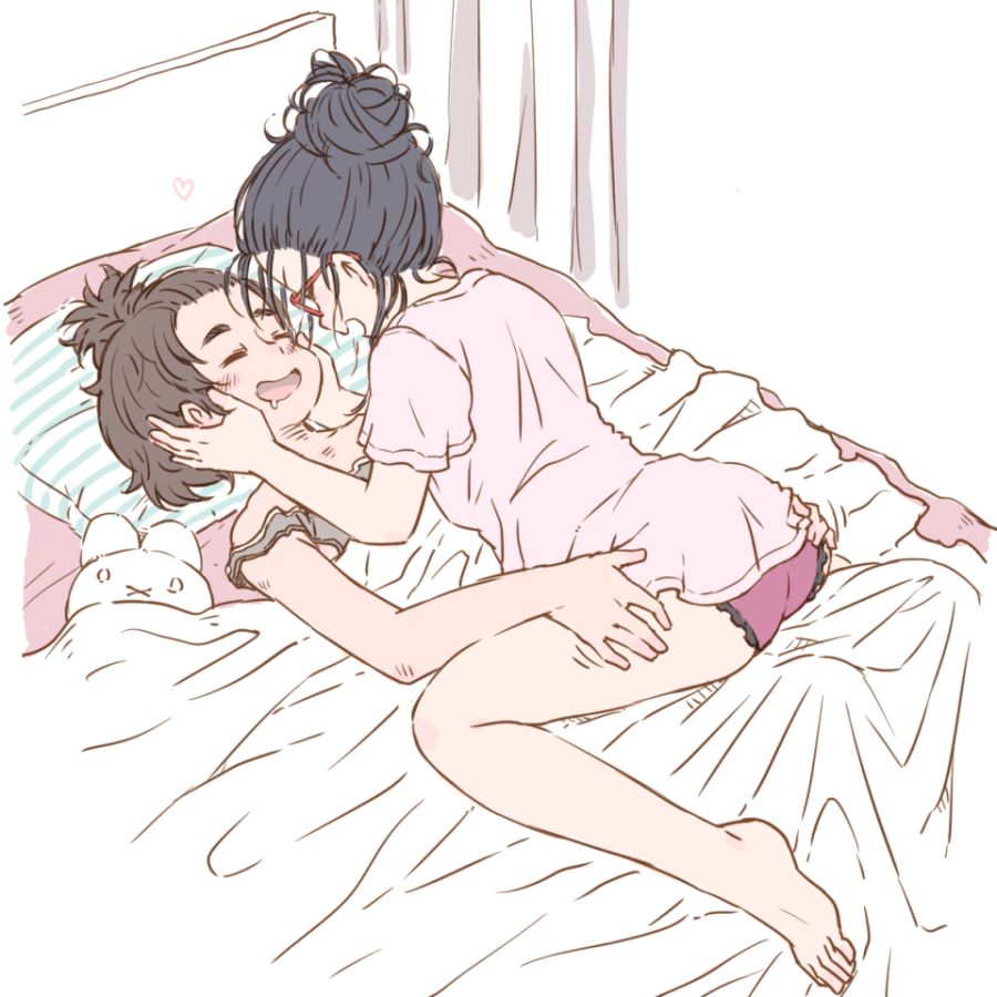 여자애들이 나이들면서 꽁냥거릴뿐인 Manga 7.jpg