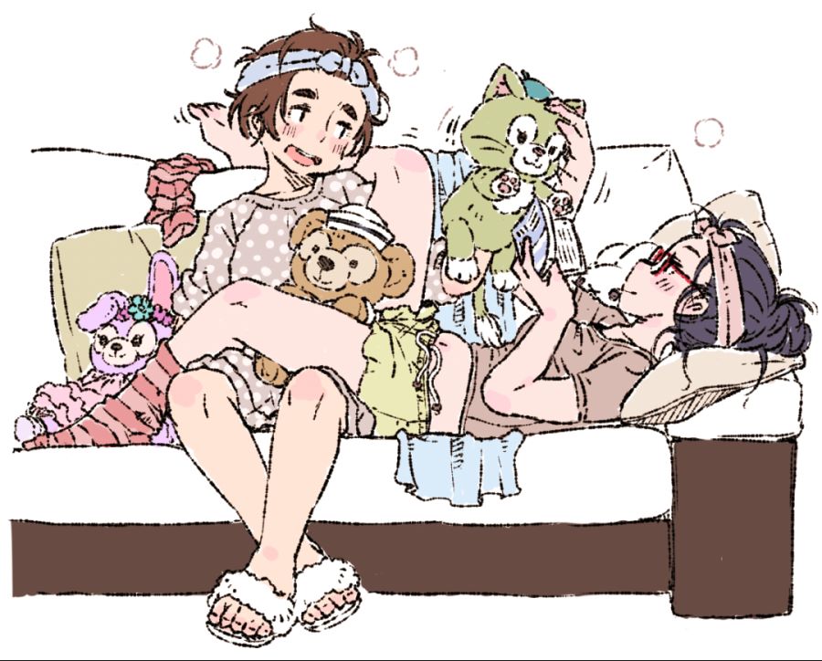 여자애들이 나이들면서 꽁냥거릴뿐인 Manga 9.jpg