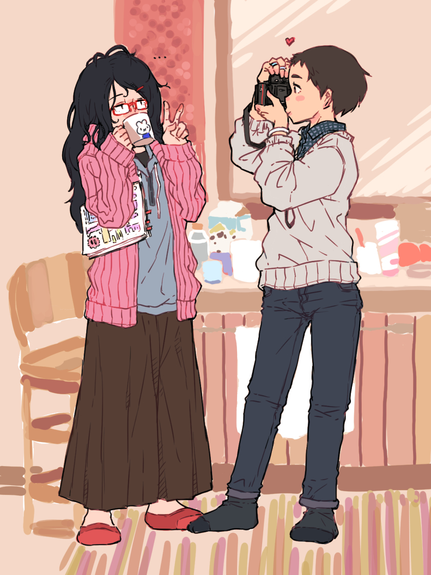 여자애들이 나이들면서 꽁냥거릴뿐인 Manga 16.jpg