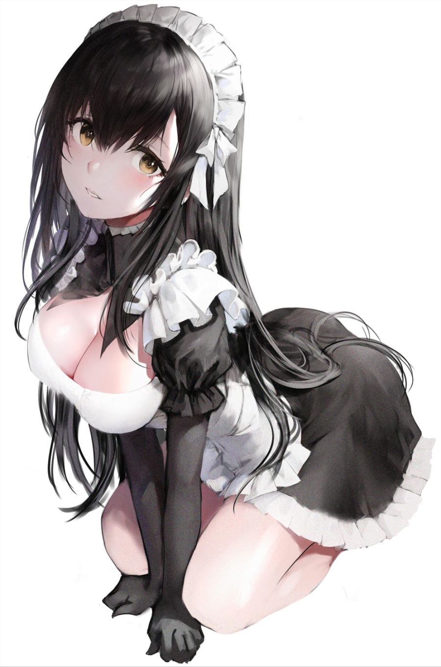 yande.re 589334 sample cleavage haori_iori maid.jpg