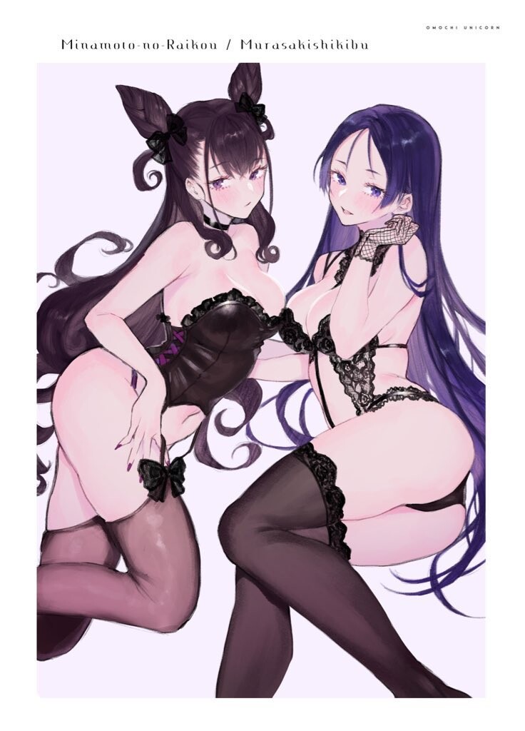 __minamoto_no_raikou_and_murasaki_shikibu_fate_and_1_more_drawn_by_uni_melm__a3f77300334491018ff90c8e592c1d2c.jpg