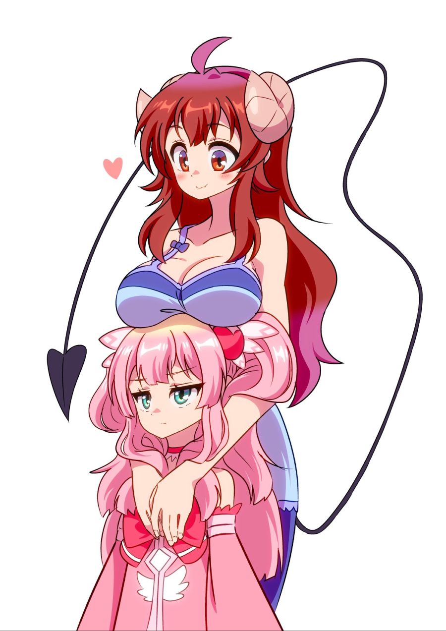 __yoshida_yuuko_and_chiyoda_momo_machikado_mazoku_drawn_by_hiroshix31__a51bf977c312f462606738157b349605.jpg