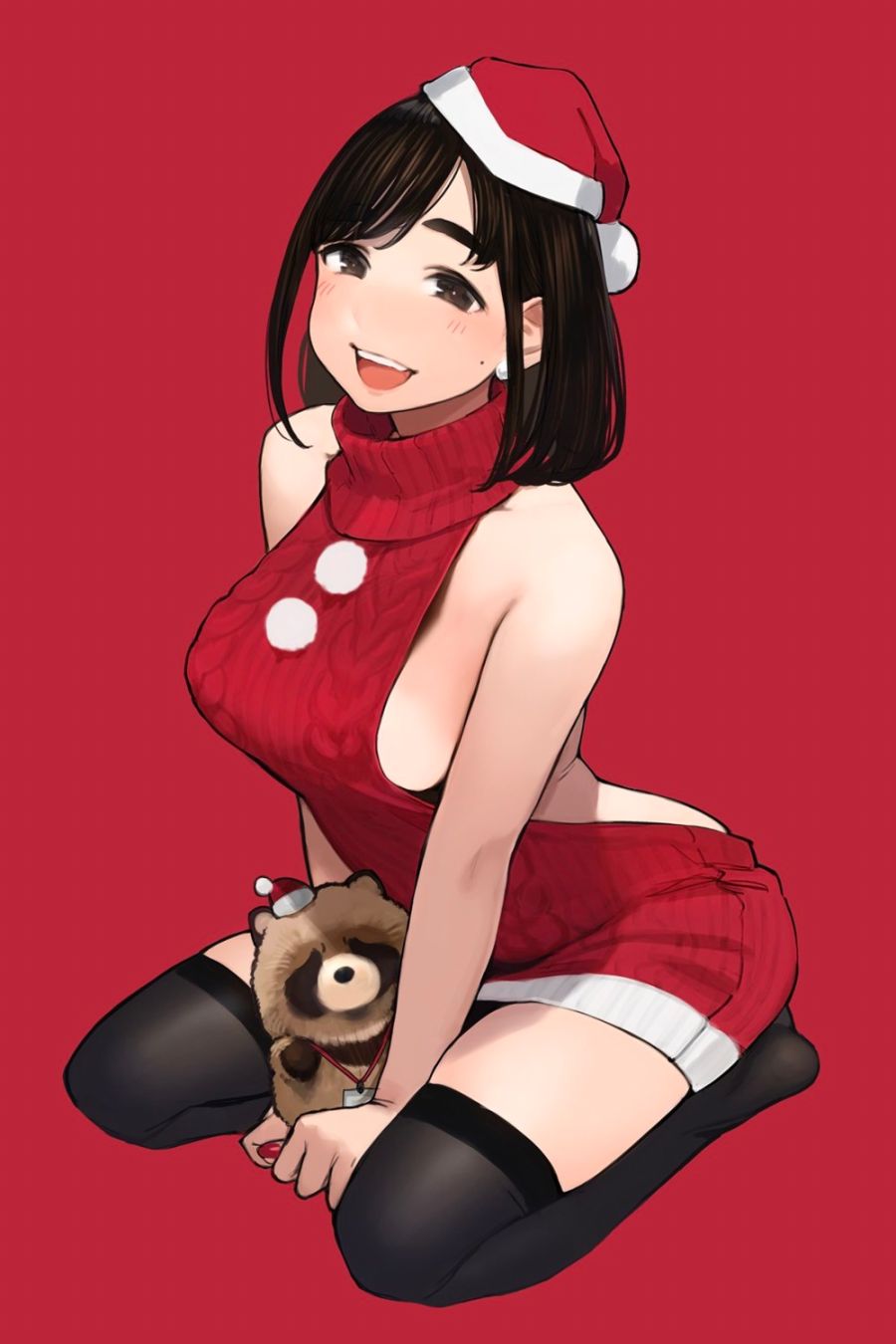 yande.re 714639 sample christmas dress ganbare_douki-chan no_bra sweater thighhighs yom.jpg