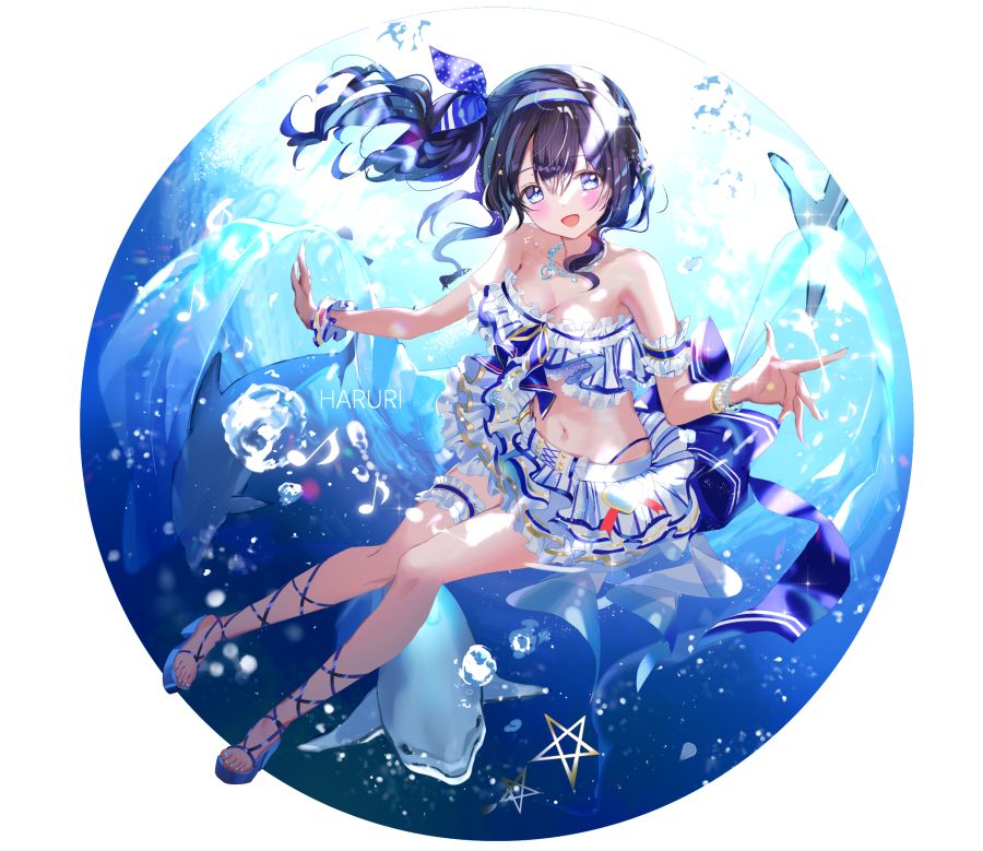 yande.re 549616 cleavage garter heels mullpull sagisawa_fumika the_idolm@ster <a href=