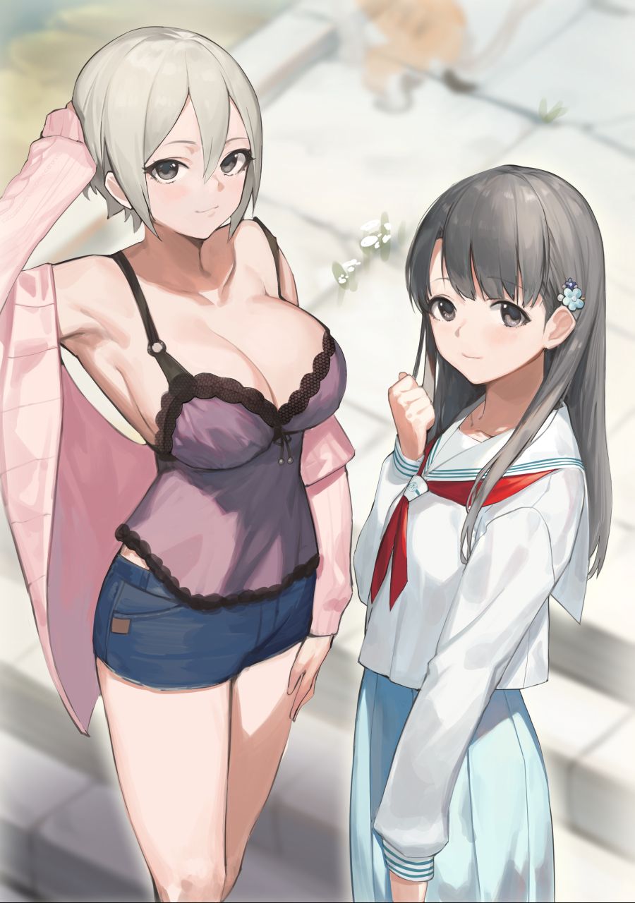 __shiomi_shuuko_and_kobayakawa_sae_idolmaster_and_2_more_drawn_by_jam_nandade__7fa4effff13af266815db97483ecf5a7.jpg