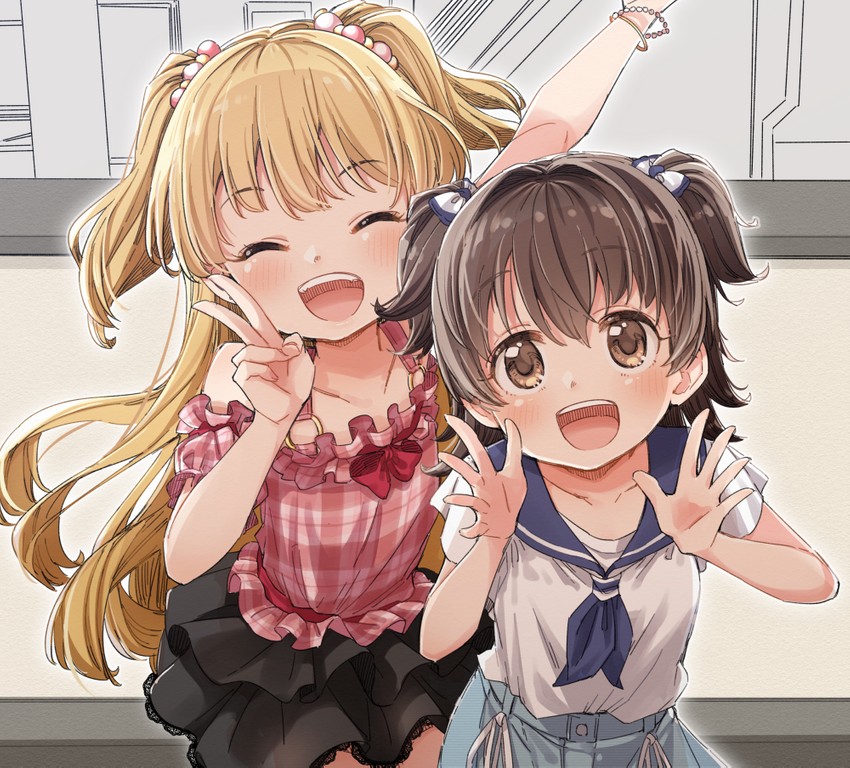 __jougasaki_rika_and_akagi_miria_idolmaster_and_1_more_drawn_by_yukie_kusaka_shi__sample-d05d0b10b135e6fdb14d5369063874f4.jpg