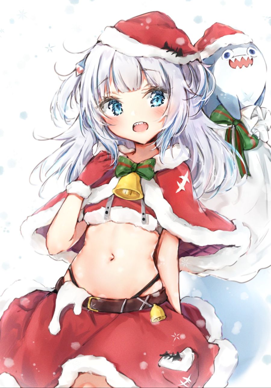 yande.re 717272 sample christmas gawr_gura hololive hololive_english seboneko skirt_lift tail.jpg