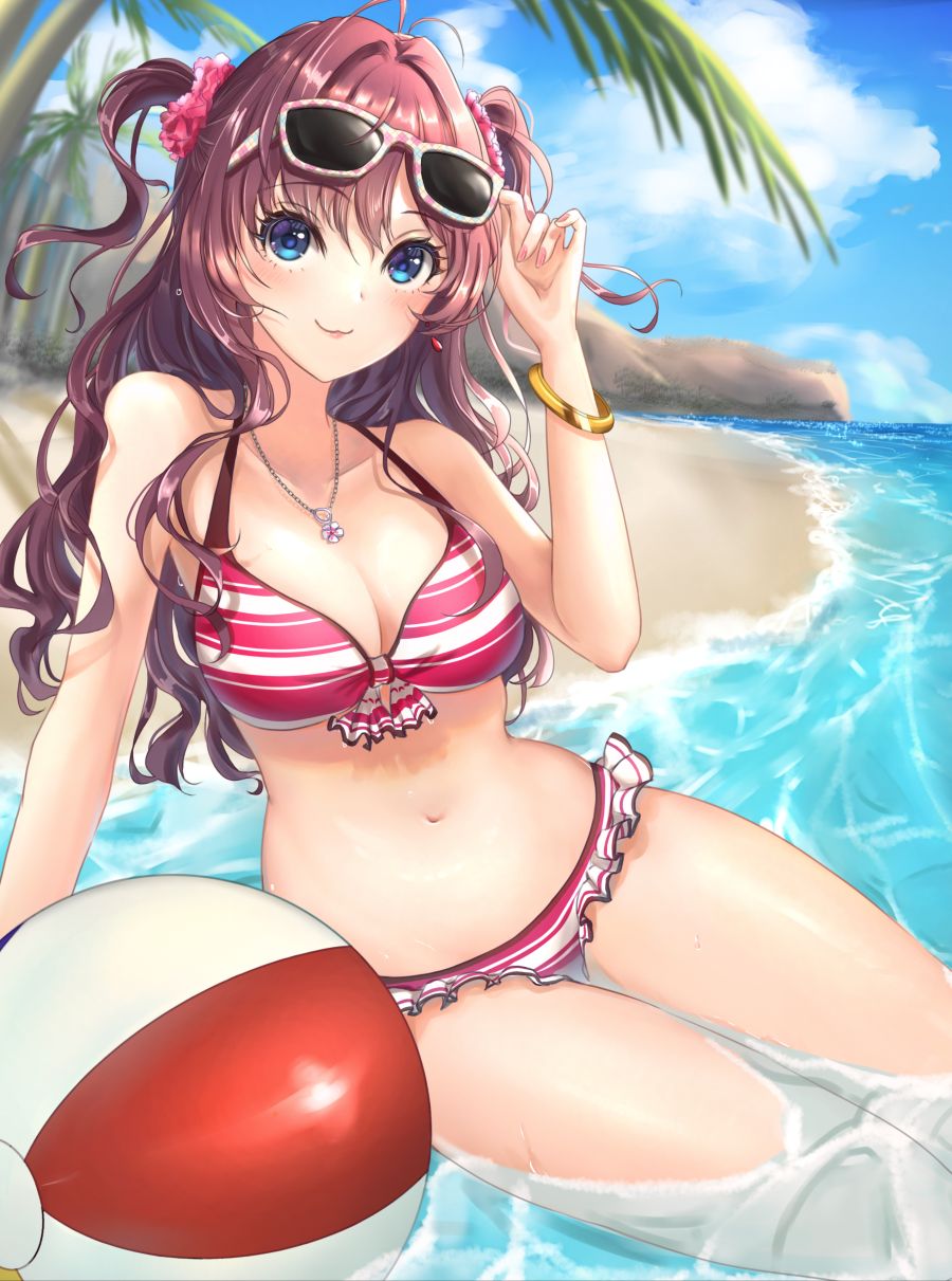 yande.re 853624 bikini ichinose_shiki megane nyome991 swimsuits the_idolm@ster <a href=