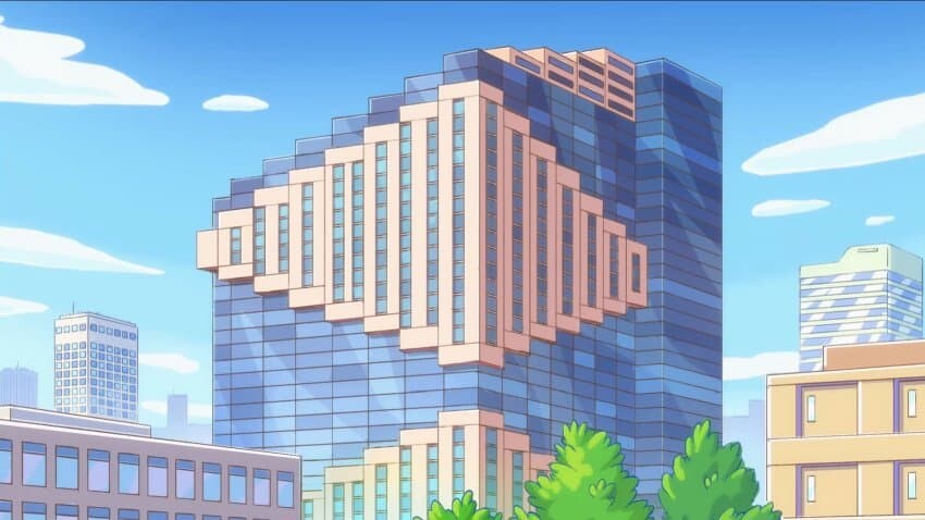 @) 신데마스 사무실 건물 작중 비교.manga > 만화방 | 뀨잉넷 - 온세상 모든 웹코믹이 모이는 곳 신데마스-사무실-건물-작중-비교manga