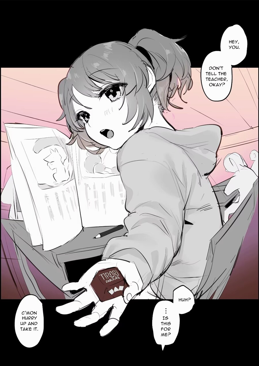 매번 발렌타인데이 마다 초콜렛 주는 옆자리 여학생 manhwa_1.jpg