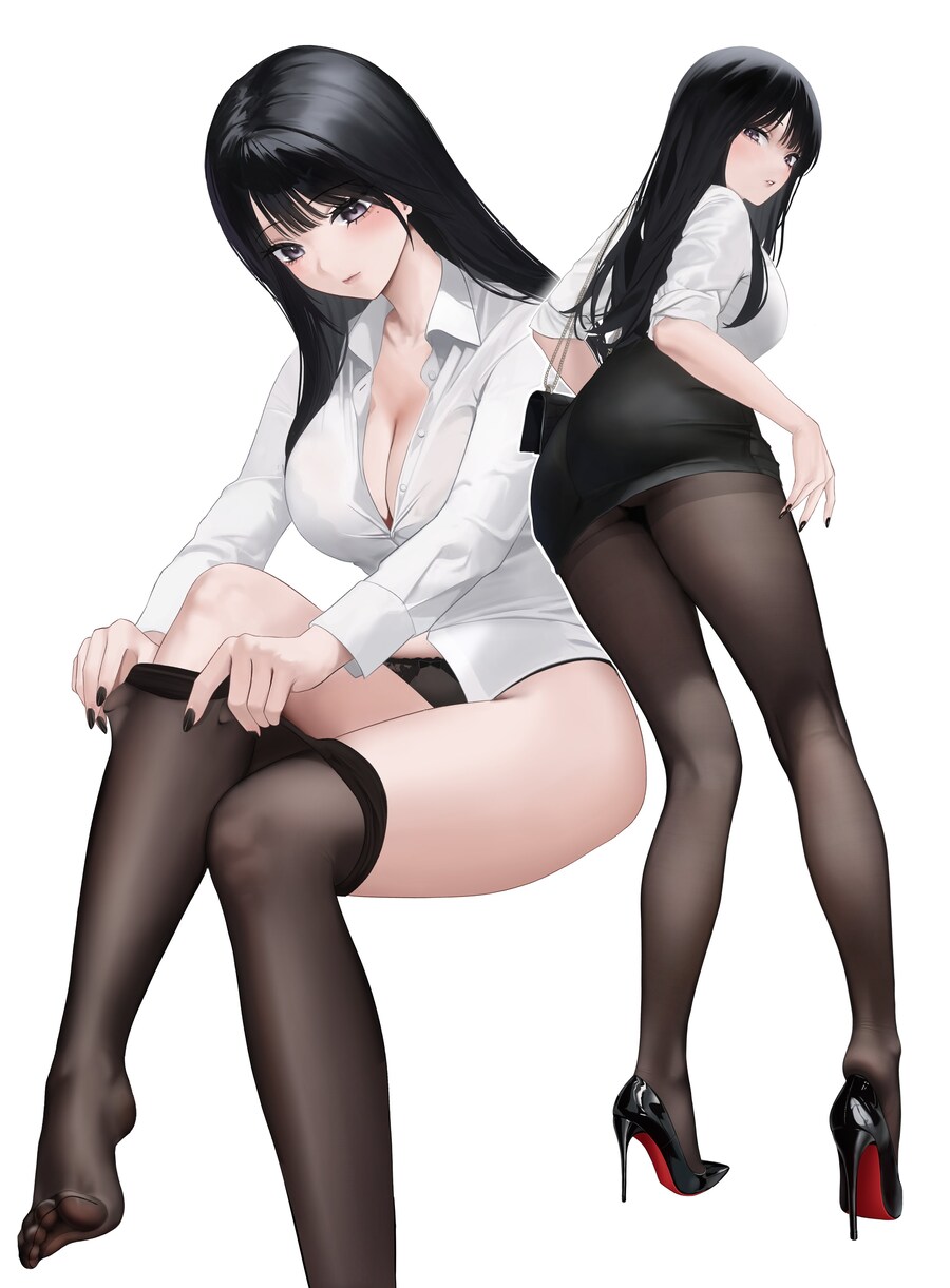스타킹 신는 회사원 누나_1.jpg