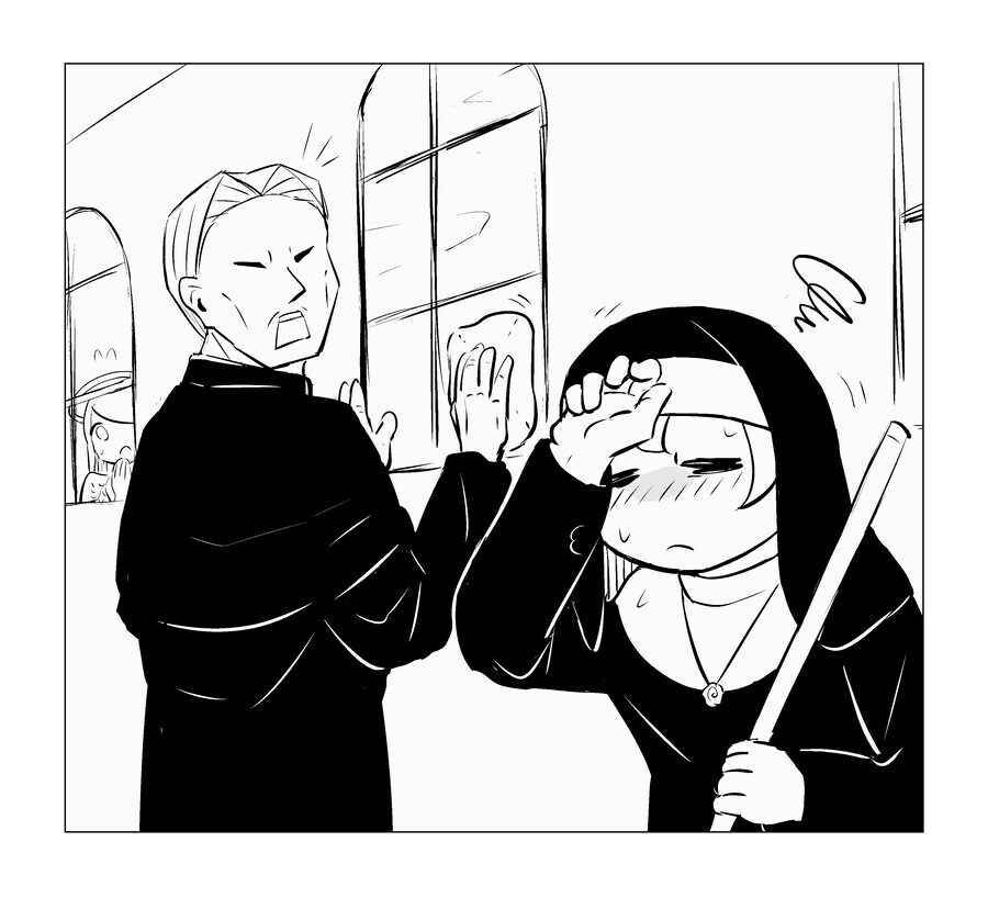 아픈 수녀를 간병하는 타락한 신부님.manhwa_1.jpg