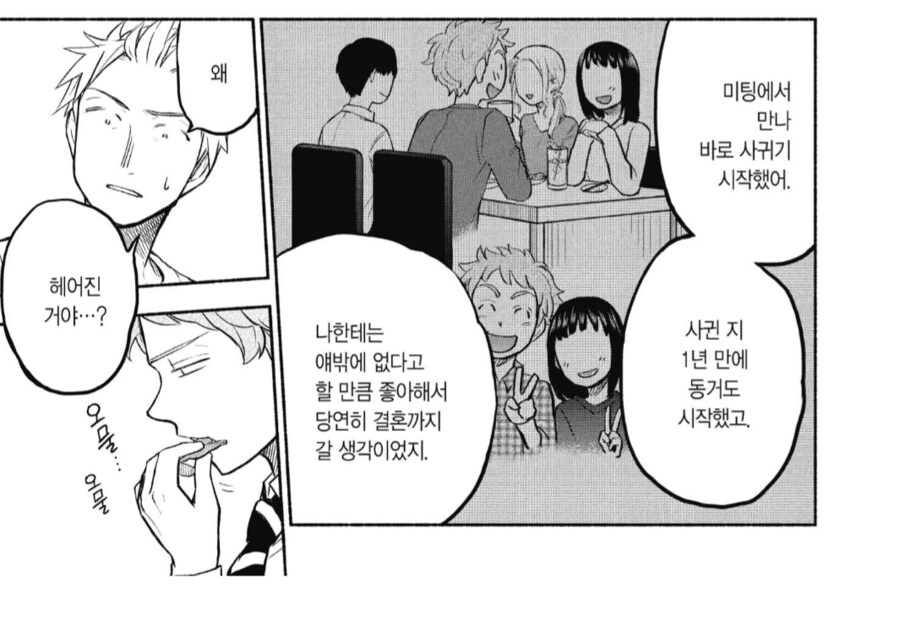 임신을 원했던 여자친구와 관계가 박살 난 남자친구.manhwa_1.png