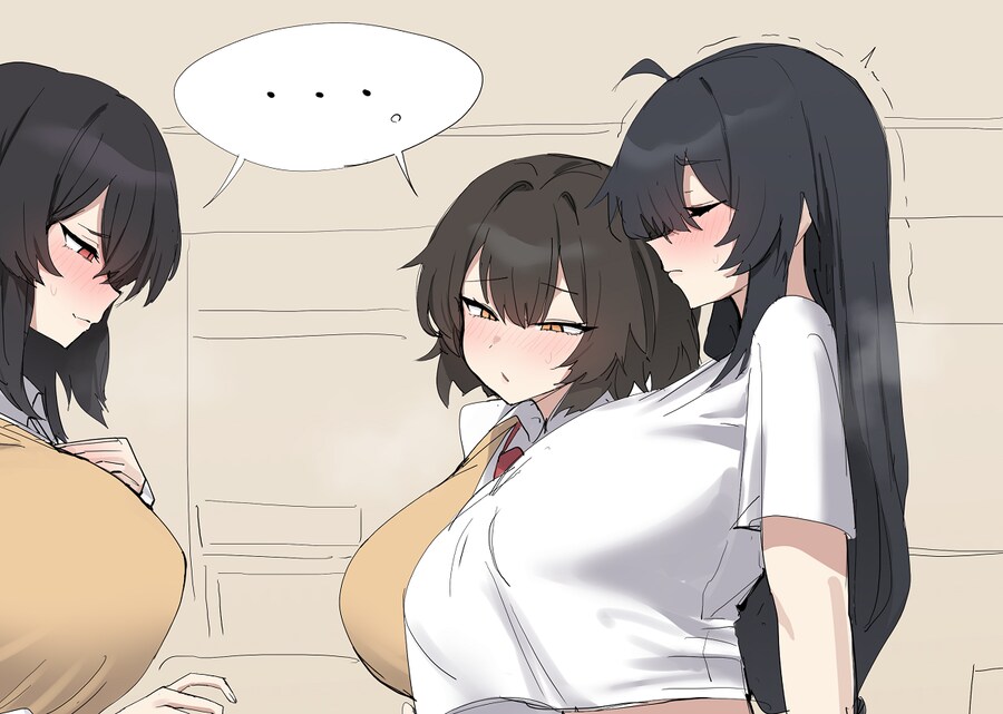 서로 얼굴을 붉히는 여자들_1.png
