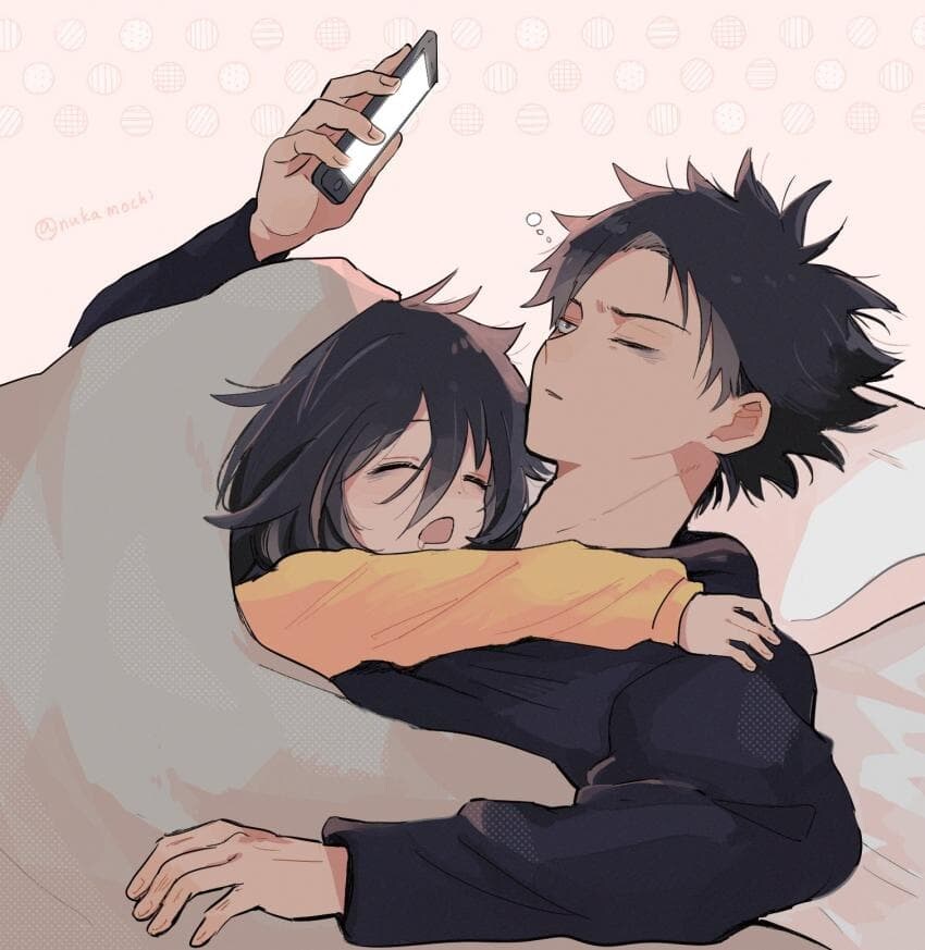 근친) 키스 덧씌우는 만화 + @.watamote_13.jpg