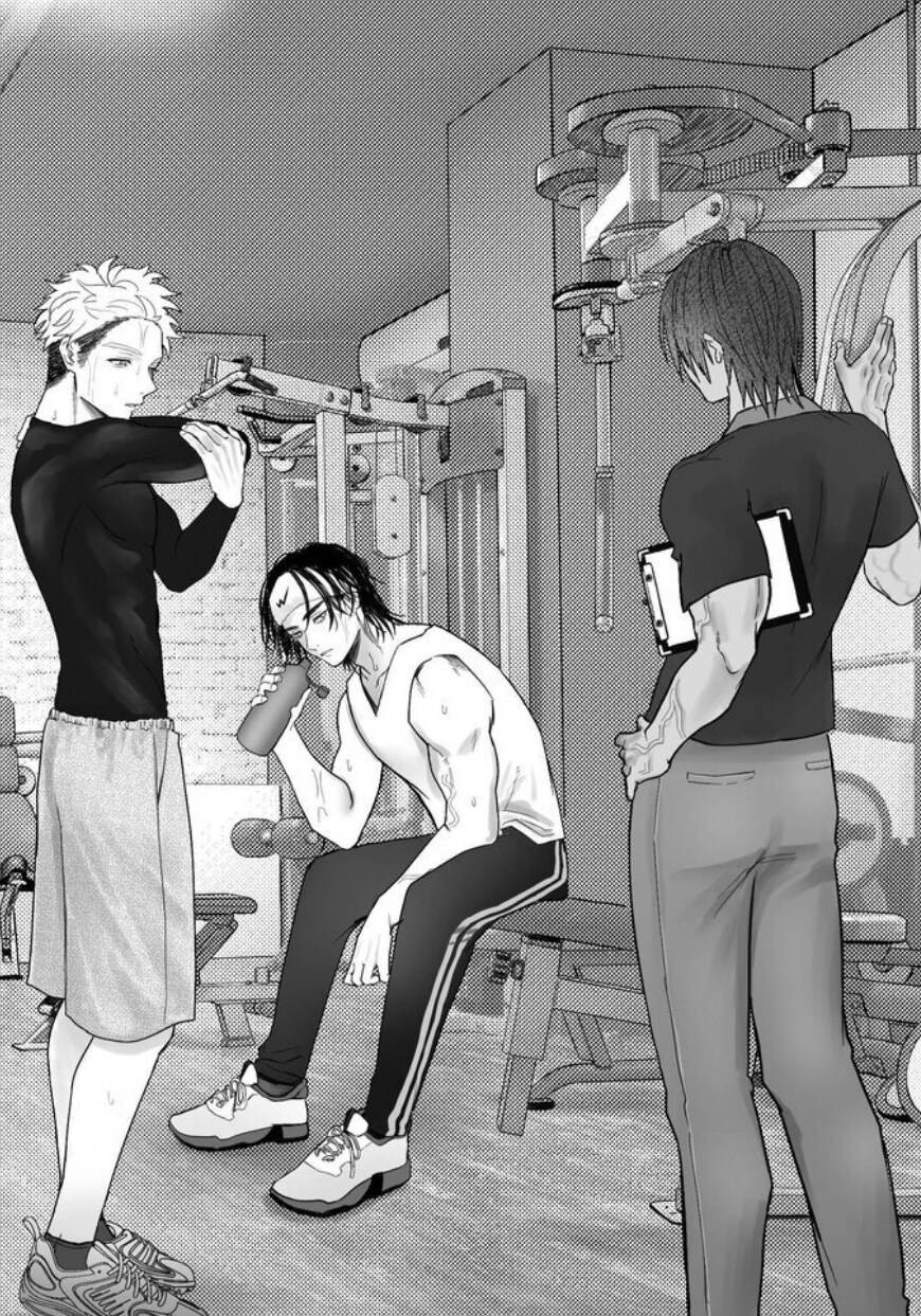 여친 자랑하는 헬스장 회원들.manga_1.jpg