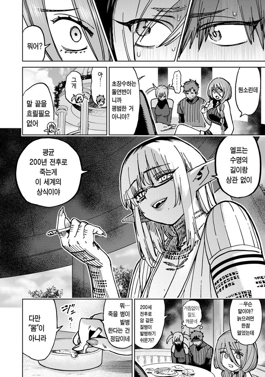 어느 만화 엘프들이 200년 밖에 못사는 이유_1.png