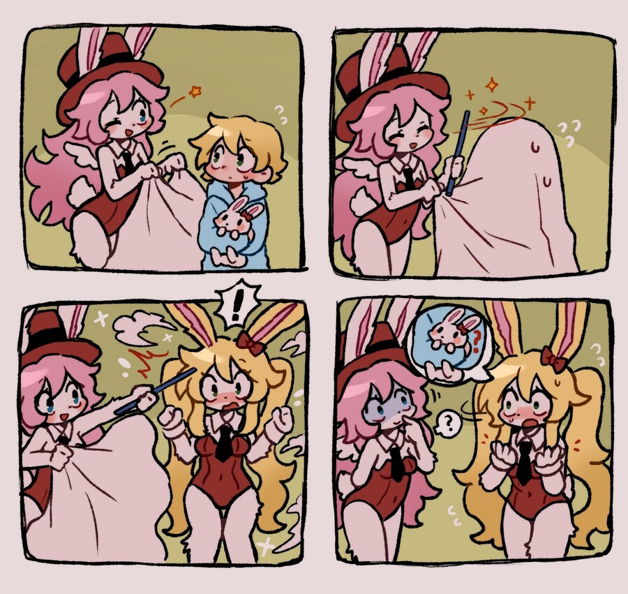토끼 마술하는 만화_1.jpg