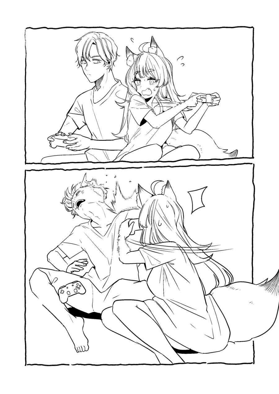 여우 신령과 게임하다 죽을뻔한 만화.manhwa_1.jpg