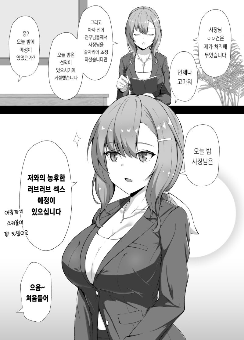 사장님 스케쥴을 관리하는 유능한 비서 만화_1.jpg