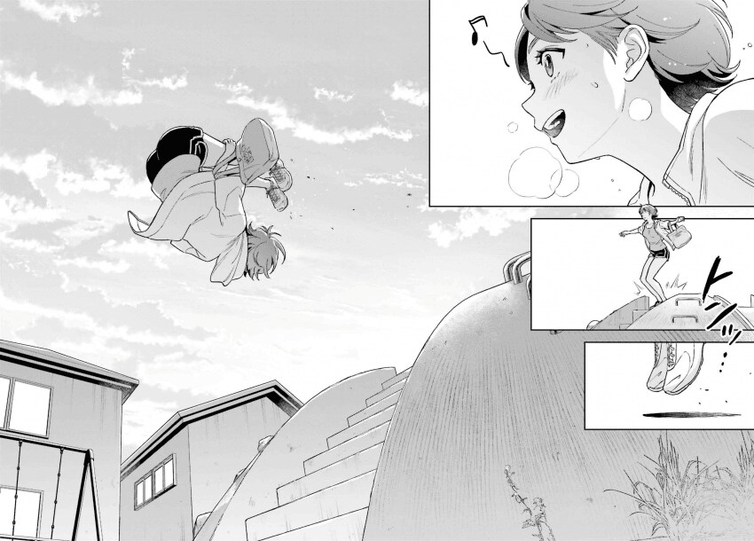아이스크림이 녹을까봐 달리는 키 큰 여고생.manga_4.png