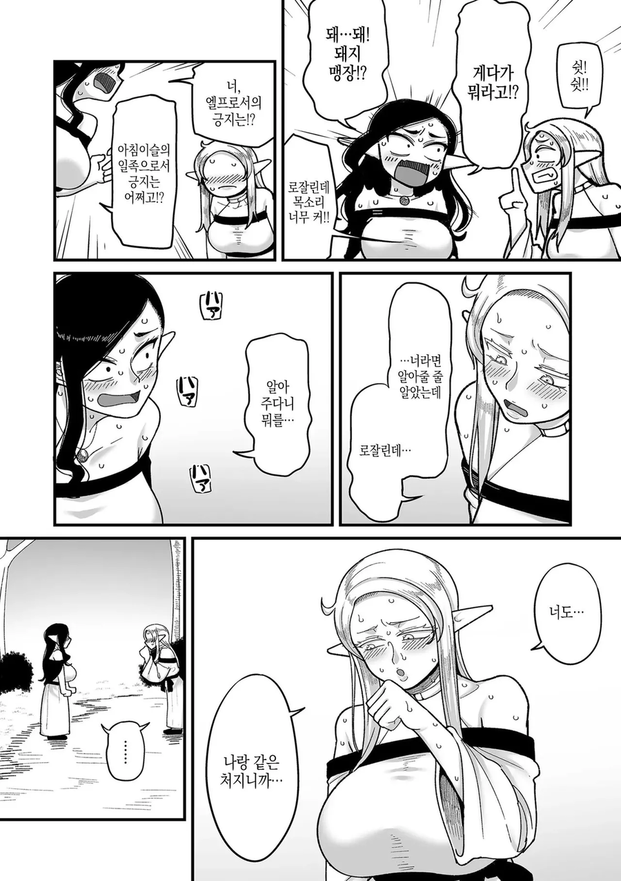 엘프의 자존심을 지키는 엘프 아줌마.manga_3.webp