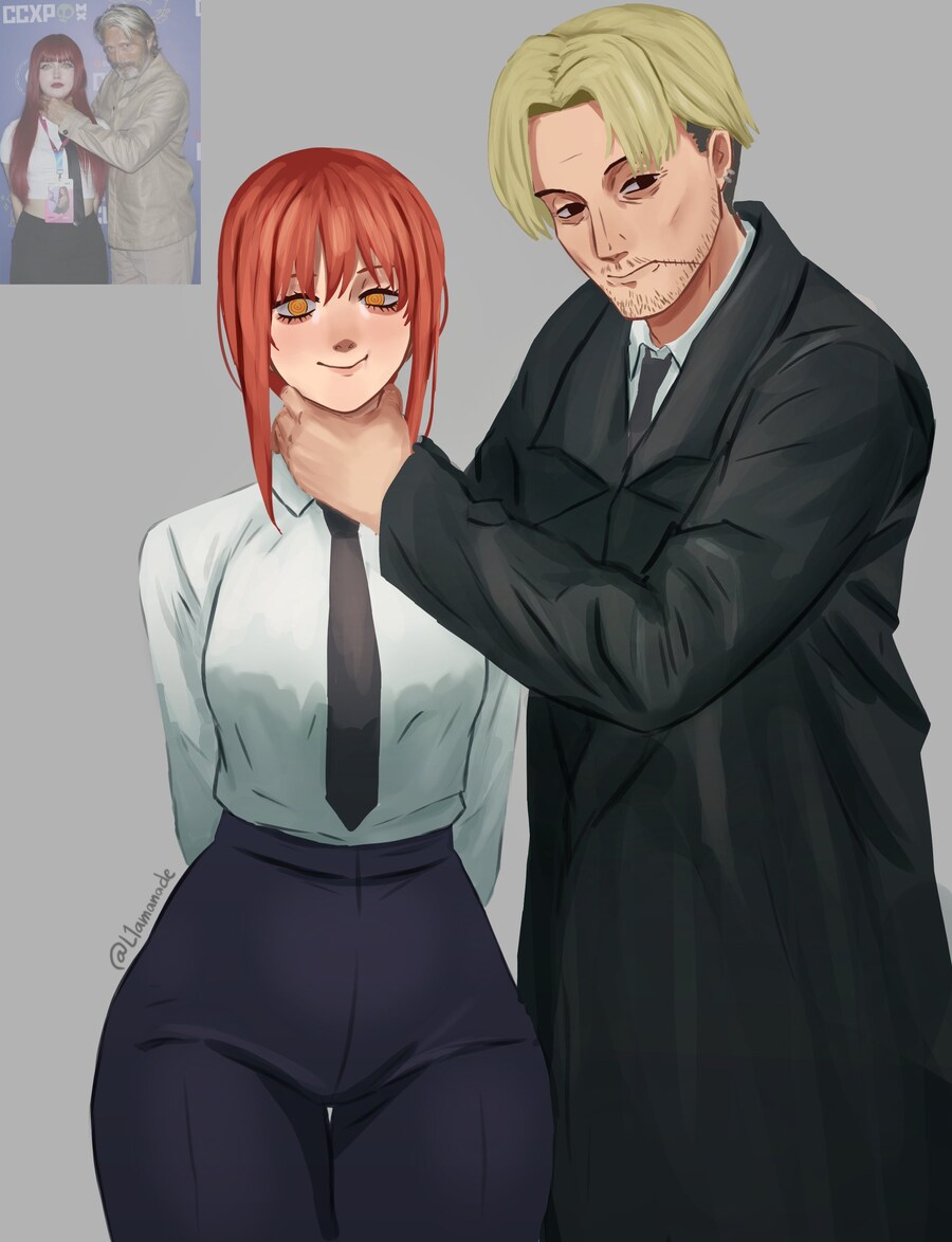 체인소맨) 실사판 느낌이 나는 마키마 코스프레_2.jpg