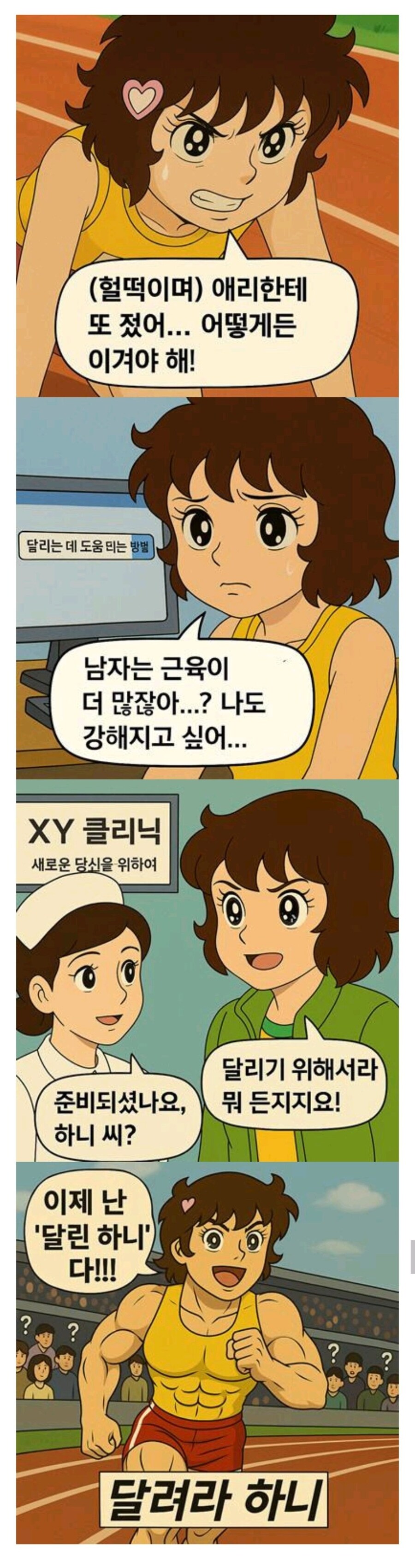 여자로 태어났던게 분했던 하니.manhwa_1.jpg