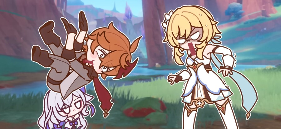 원신) 스커크 키우기 하는 탈탈이 와 루미네_3.jpg