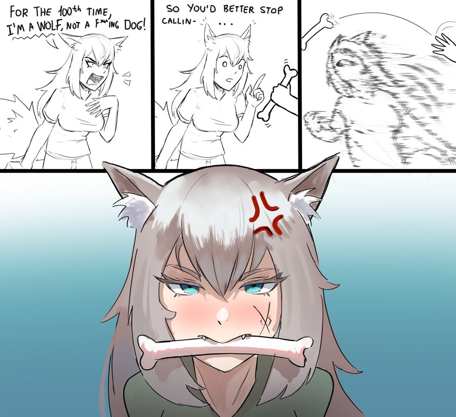 멍멍이 취급하지 말라는 늑대소녀.manga_1.jpg