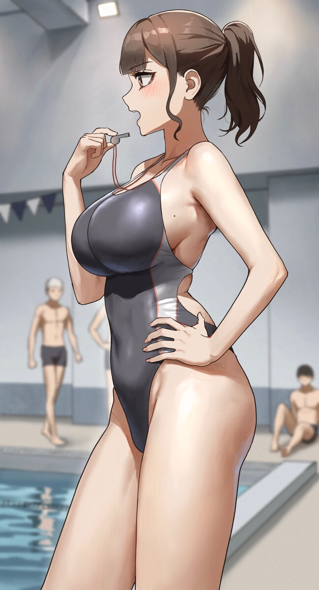 뭐? 수영부 고문 센세가 드디어 본방을 했다고??_2.jpg