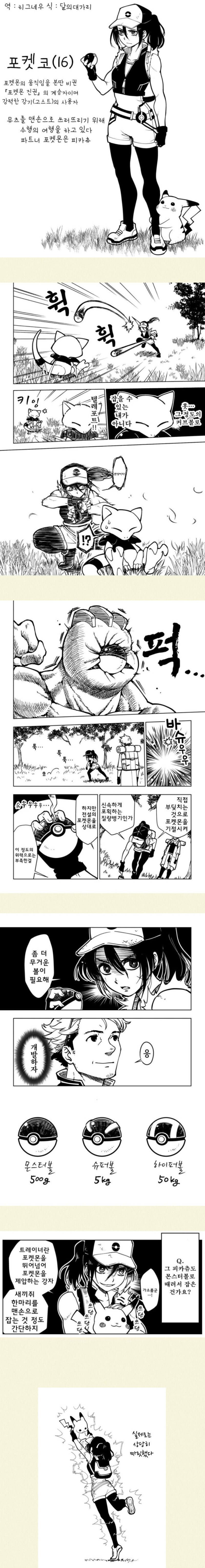 야생 포켓몬과의 포켓몬 배틀이 없는.manhwa_1.jpg