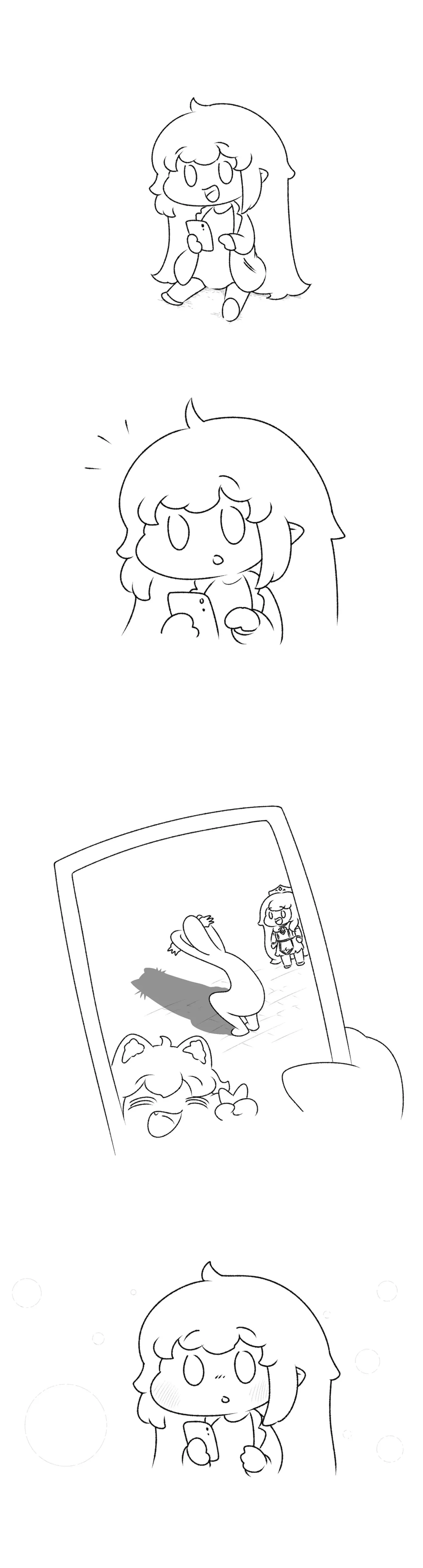 트릭컬) 고양이 챌린지하는 .manwha_1.webp